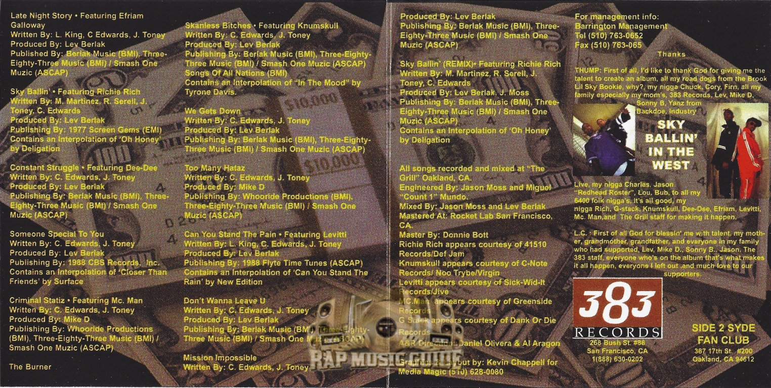 Side 2 Syde - Sky Ballin': Re-Release. CD | Rap Music Guide